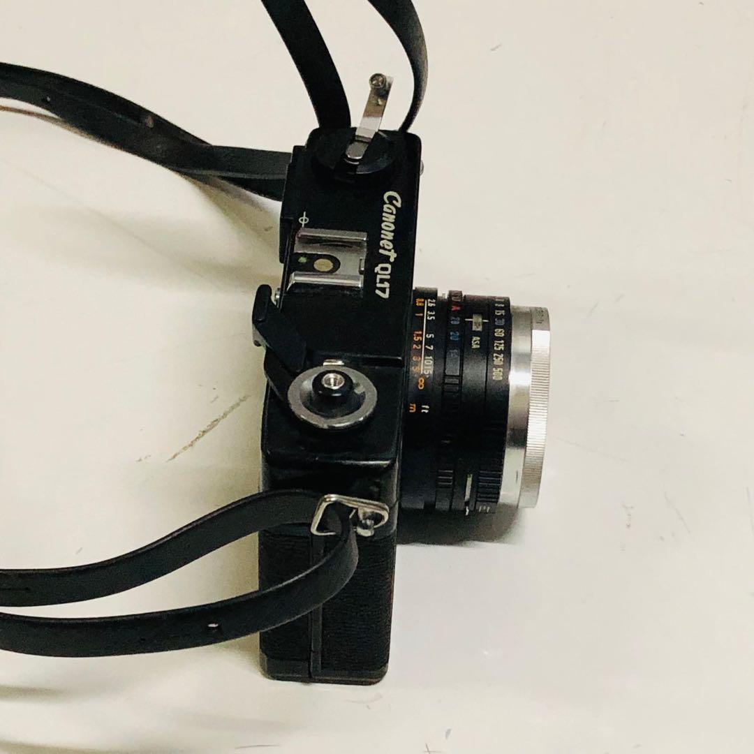 Canon Canonet QL17 レンジファインダーカメラブラック動作品