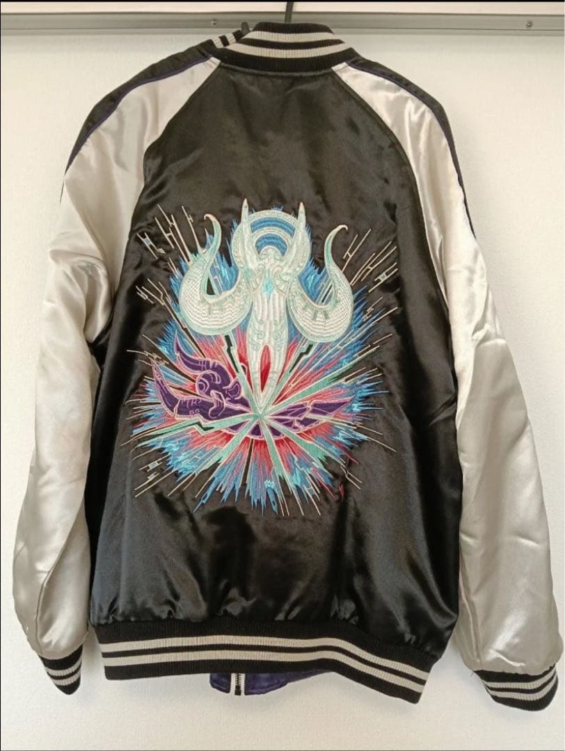 ファイナルファンタジー14 FF14 リバーシブルスカジャン 刺繍