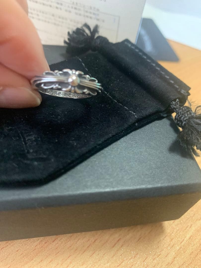 CHROME HEARTS クロムハーツ フローラルクロス リング