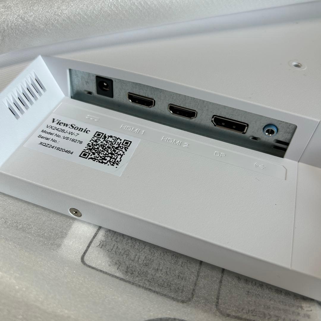 ViewSonic VX2428J-W(23.8型モニターホワイト) ×2
