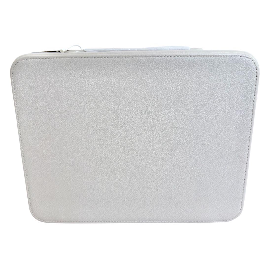 ボンポワン Bonpoint スーツケース ゴールド ポーチ ケースオフホワイト