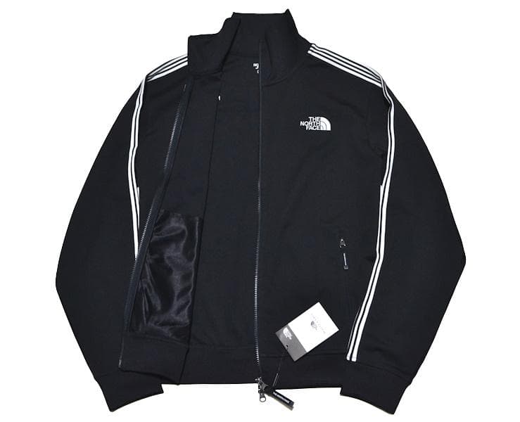 【新品】希少2XL 韓国限定 ノースフェイス ホワイトレーベル 黒ジャージ 上下