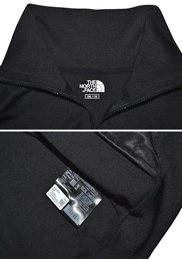 【新品】希少2XL 韓国限定 ノースフェイス ホワイトレーベル 黒ジャージ 上下
