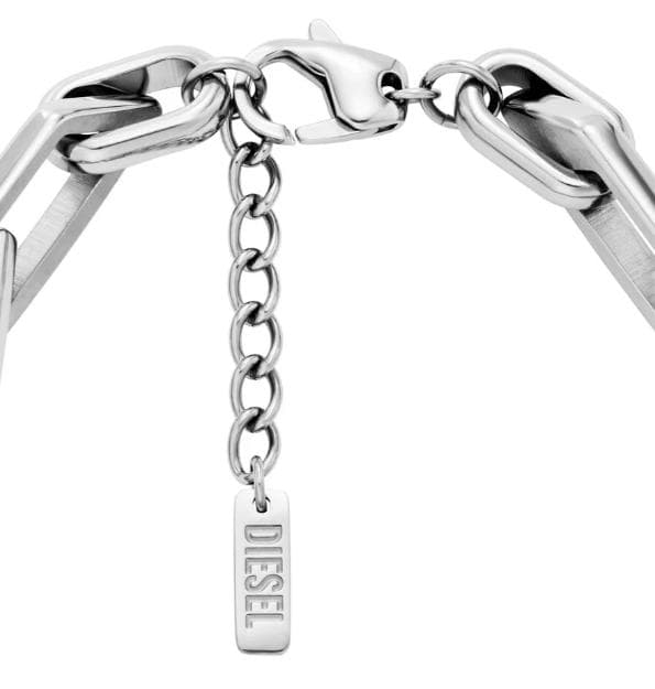 DIESEL 未使用美品グレン期現行モデル Dロゴブレスレット