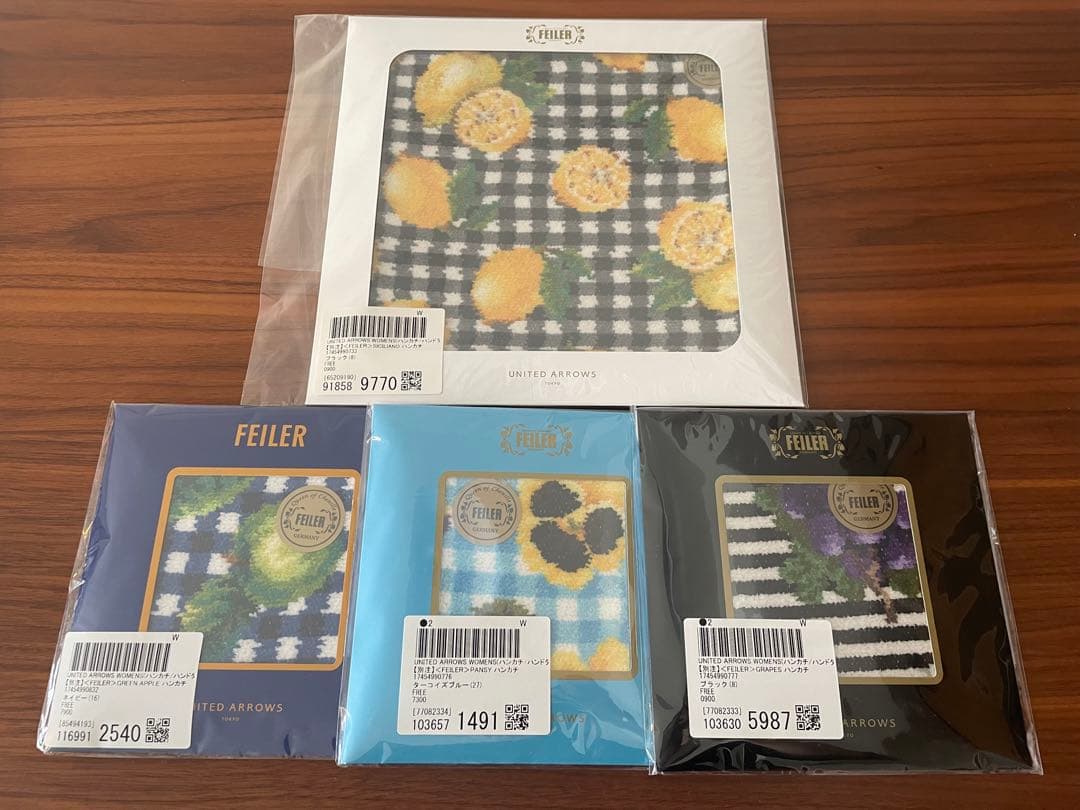 【未開封】FEILER ユナイテッドアローズ　ハンカチセット