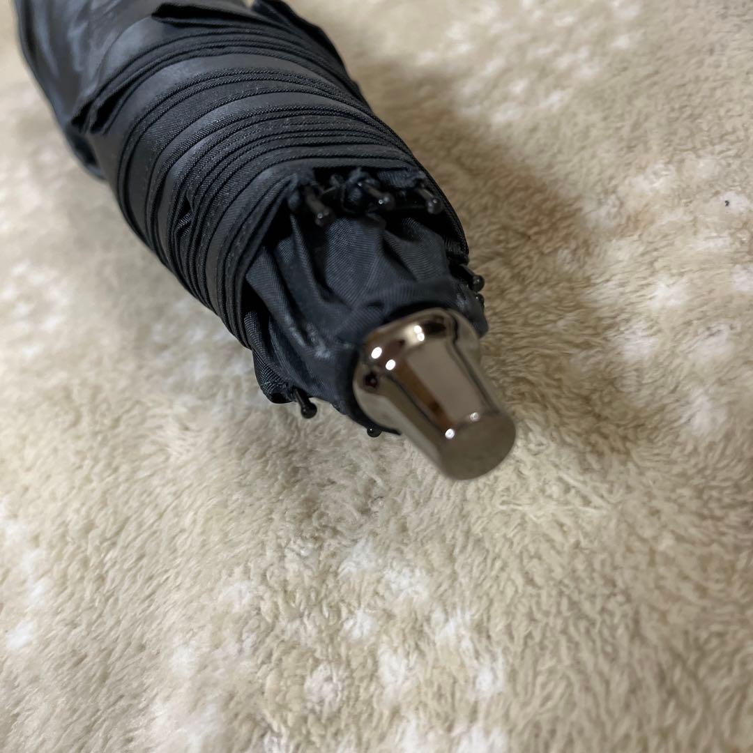 美品♪ バーバリーBurberry ホースマーク柄　折り畳み傘　ブラック