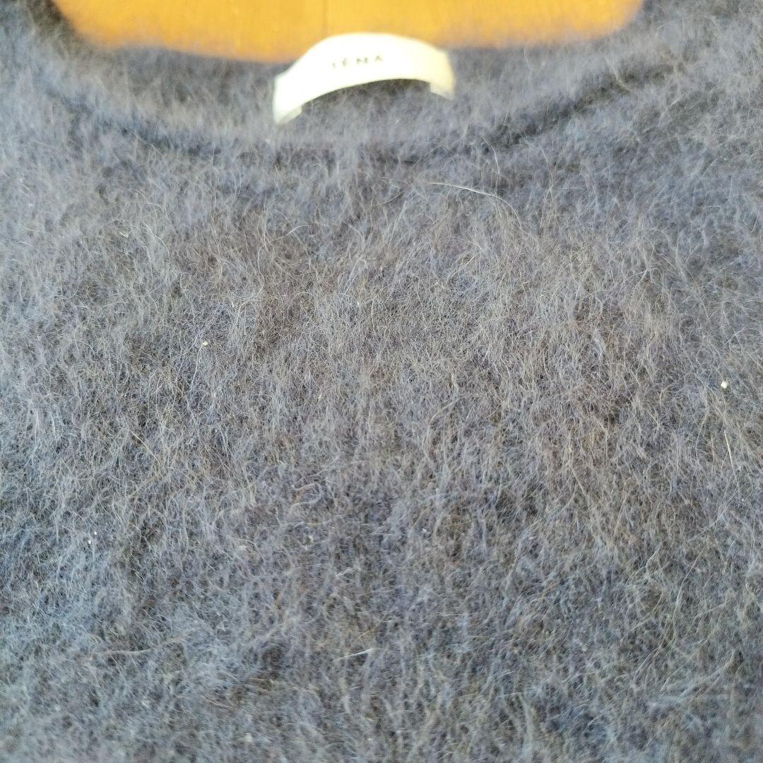 hidegen　IENA fluffyファー プルオーバー　ネイビー