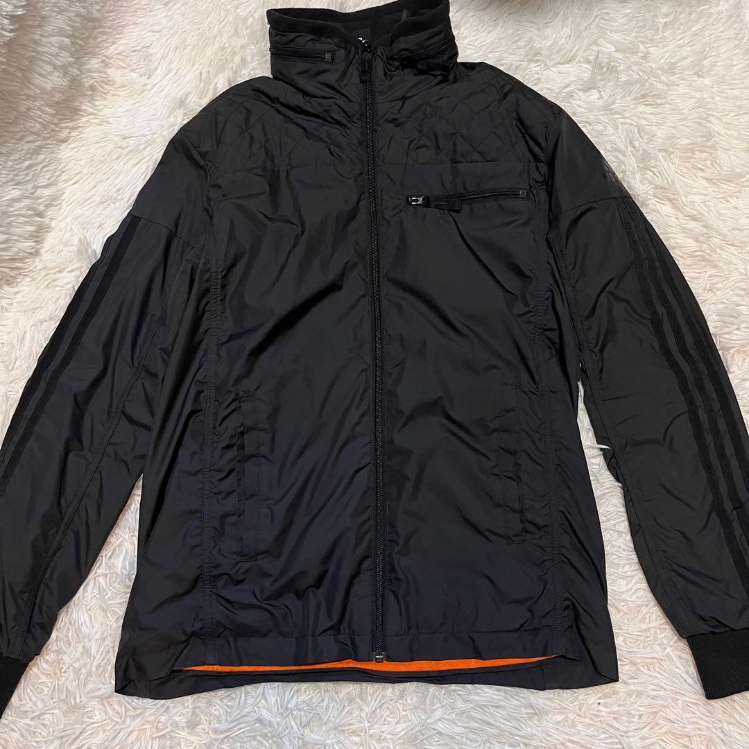 adidas アディダスウインドブレーカーセットアップ　ブラック 黒