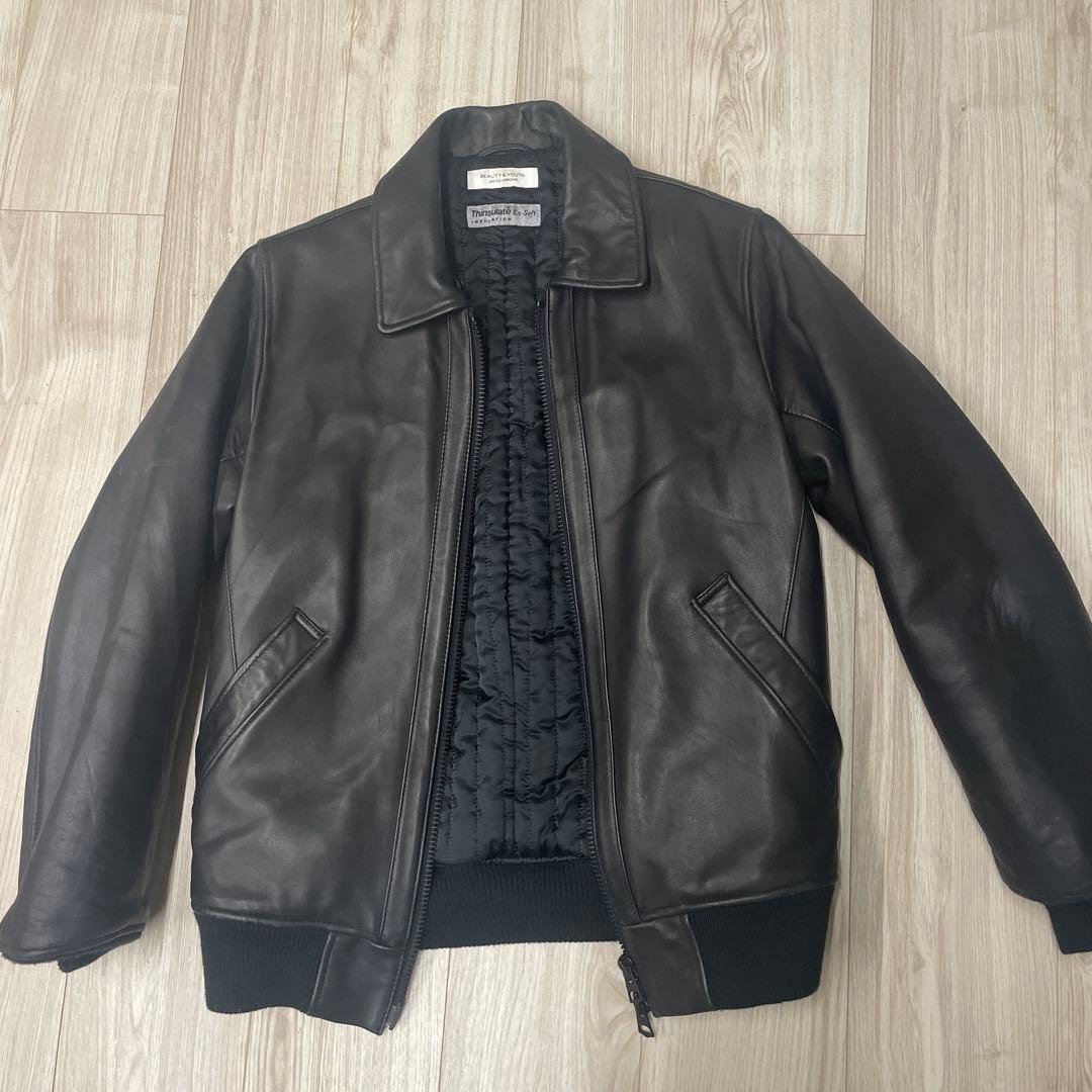 BEAUTY&YOUTH UNITED ARROWS レザージャケット　Lサイズ
