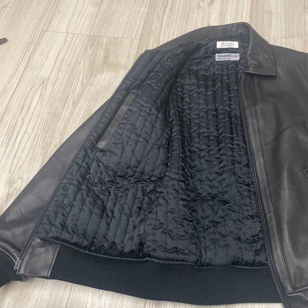 BEAUTY&YOUTH UNITED ARROWS レザージャケット　Lサイズ