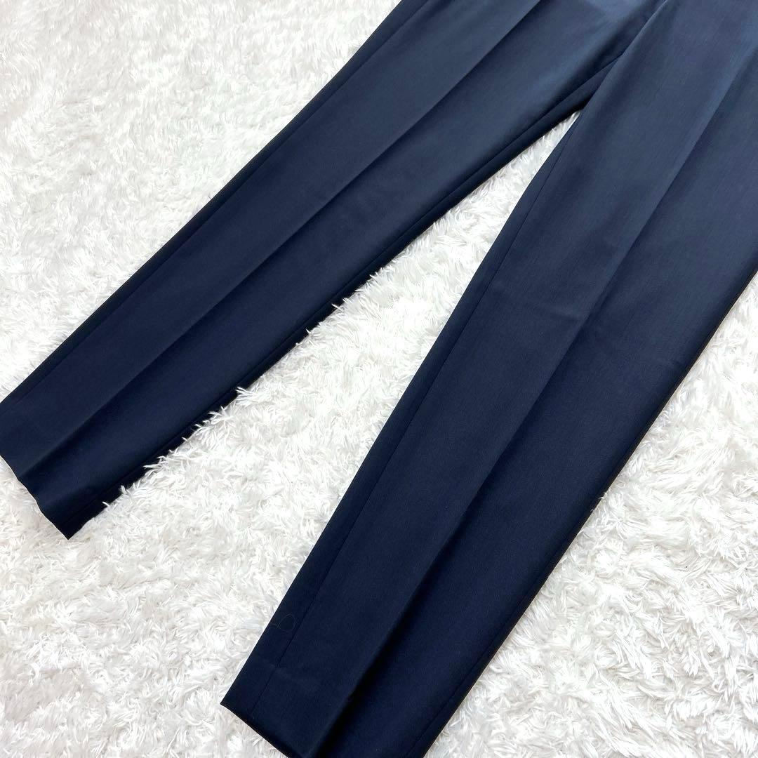 【美品】 Theory　パンツスーツ　オフィスウェア　セットアップ　紺　0サイズ