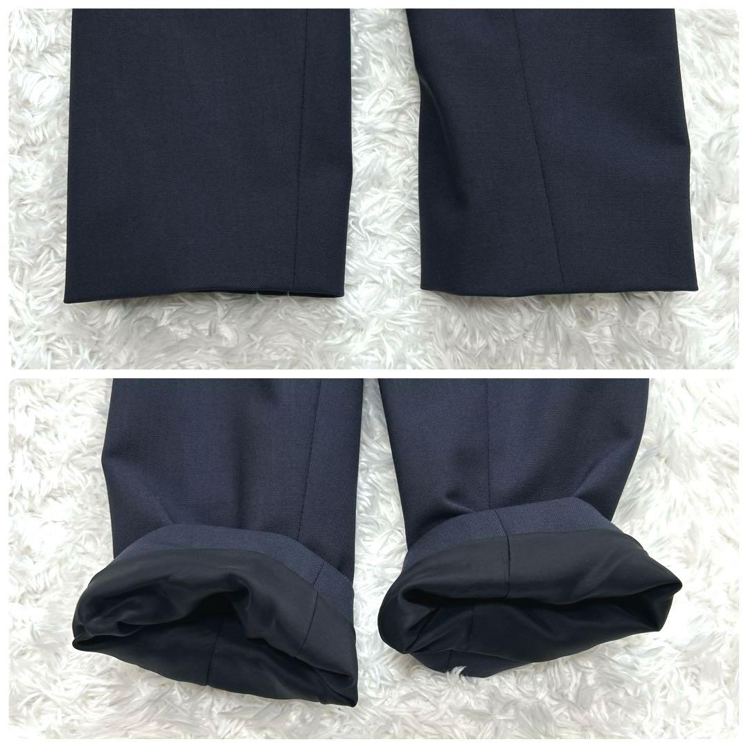 【美品】 Theory　パンツスーツ　オフィスウェア　セットアップ　紺　0サイズ