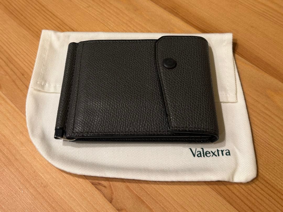 Valextra マネークリップ　ダークグレー