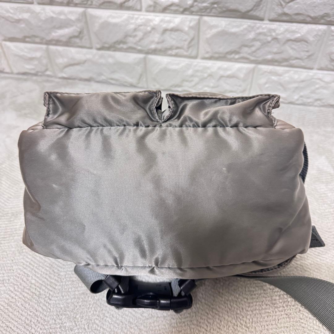 PORTER タンカー ウエストバッグ シルバーグレー ボディバッグ