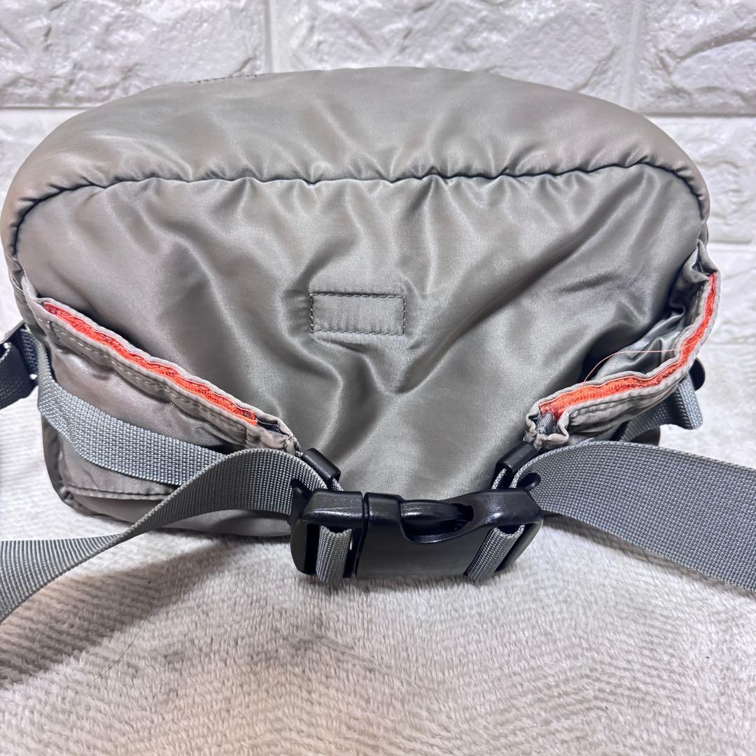 PORTER タンカー ウエストバッグ シルバーグレー ボディバッグ