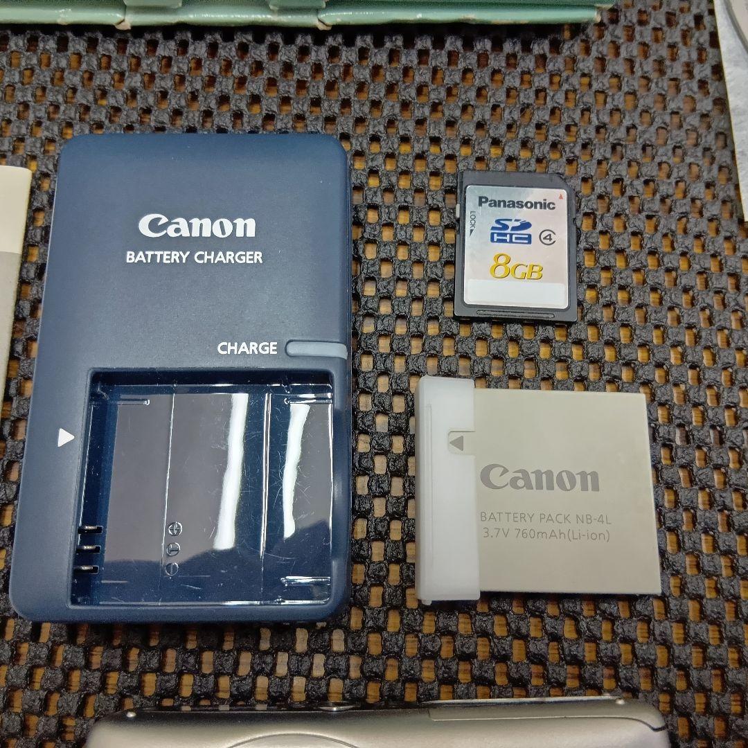 Canon IXY 400F コンパクトデジタルカメラ シルバー　中古品