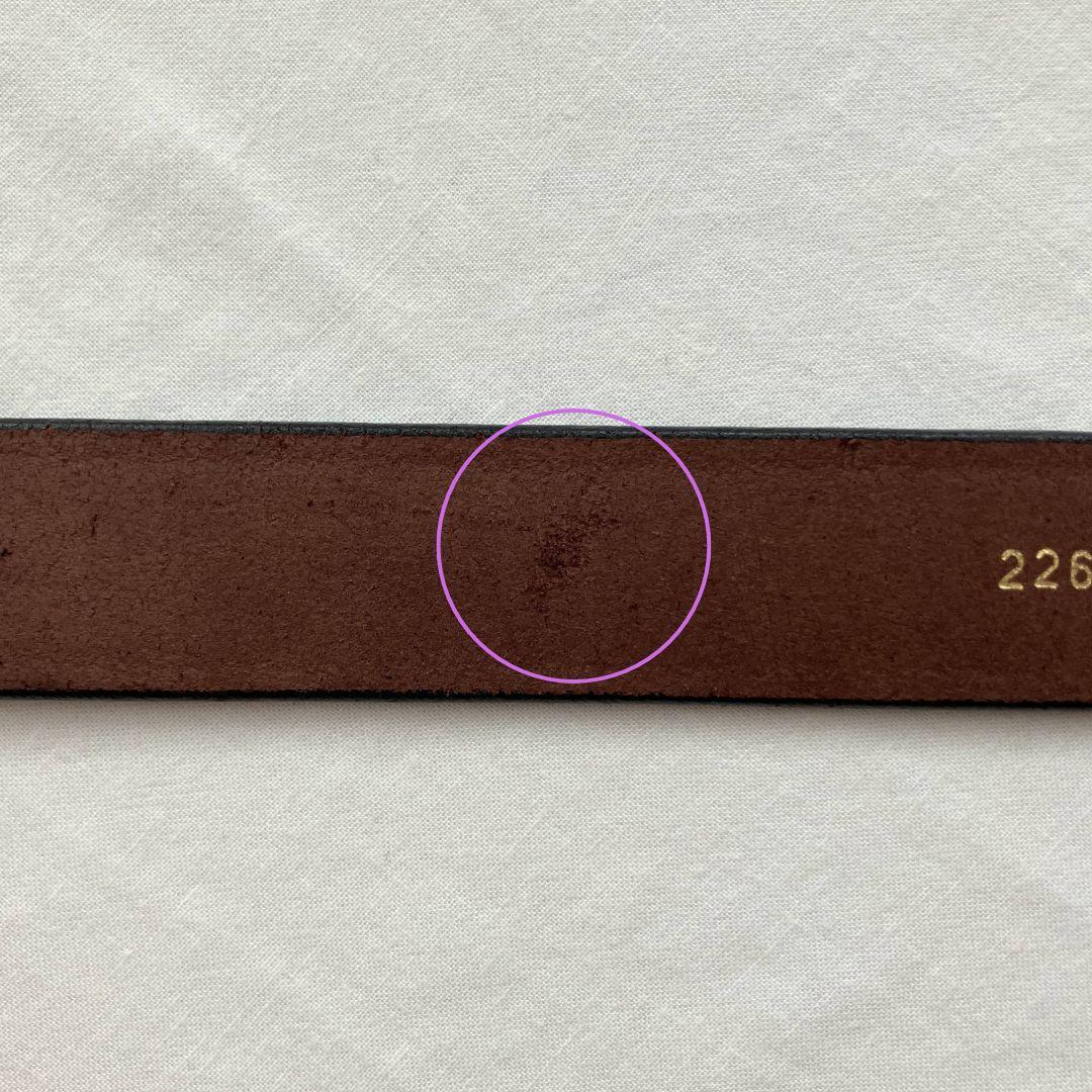 TORY LEATHER 2260 フック型バックルブライドルレザーベルト