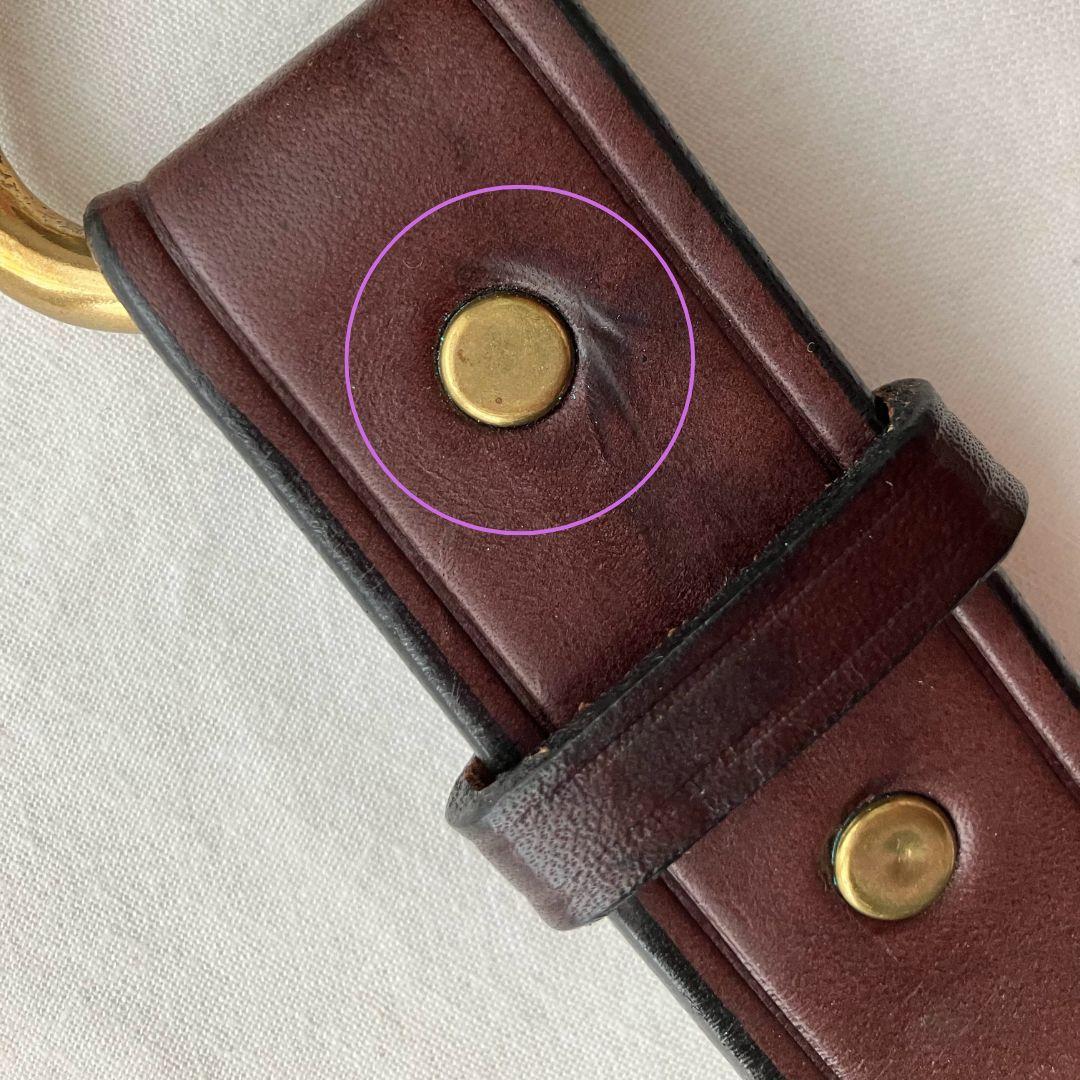 TORY LEATHER 2260 フック型バックルブライドルレザーベルト