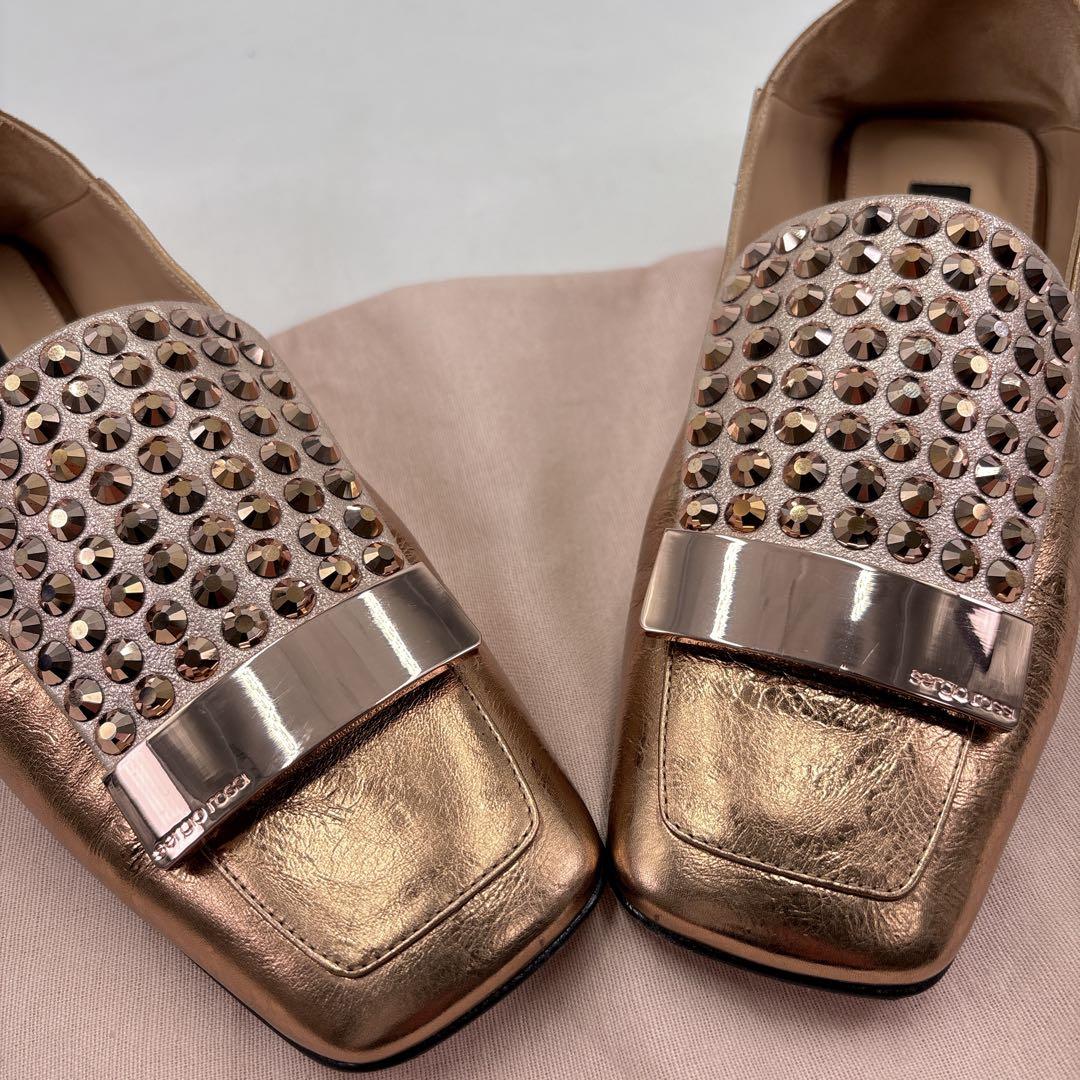 【極美品】sergio rossi セルジオロッシ スタッズ　SR1ローファー