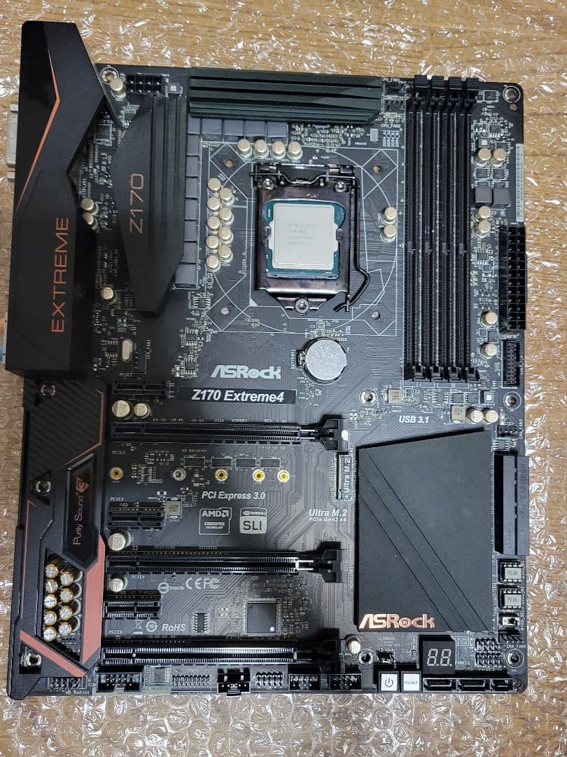 CPU ASRock Z170 Extreme4 + i7-6700K