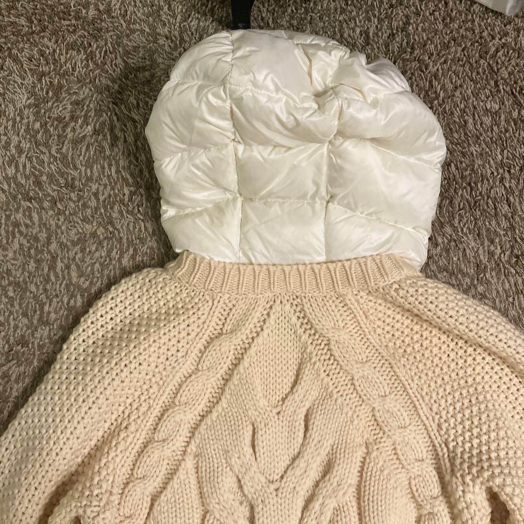 モンクレール　レディース　切り替えニットダウン　サイズS