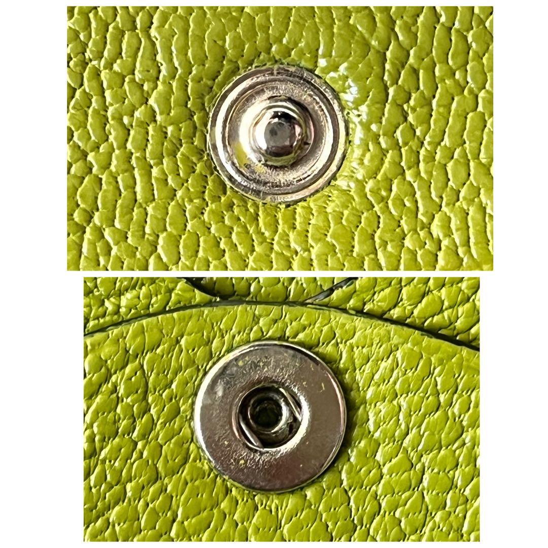 美品✨エルメス　バスティア　ケース　レアカラー　グリーン