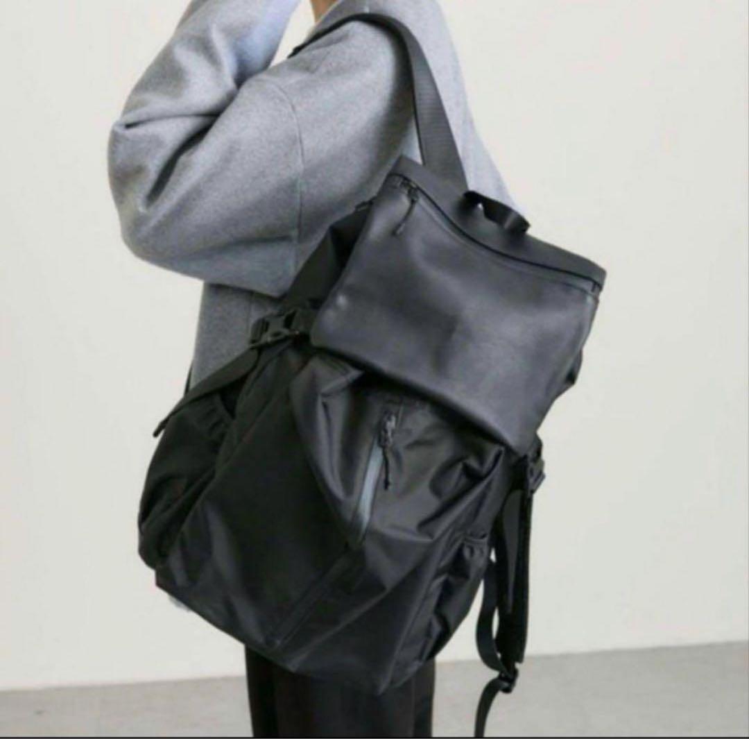 ★極美品★イアパピヨネ×BURLAPOUTFITTER撥水レザーコンビリュック