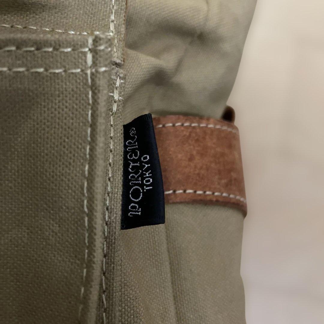 PORTER SANG サンク　横型キャンバストート　日本製