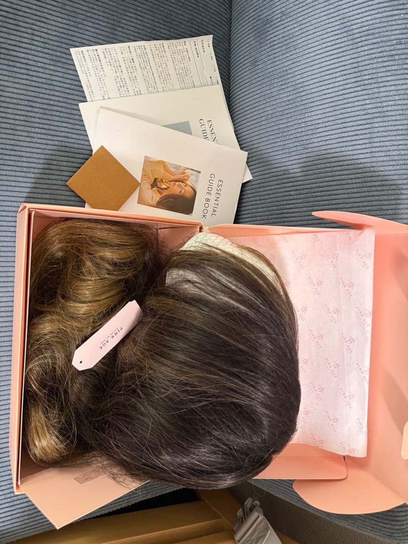 PINKAGE ピンクエイジ　オンブレグレース ロングウェーブ（モースト原糸）