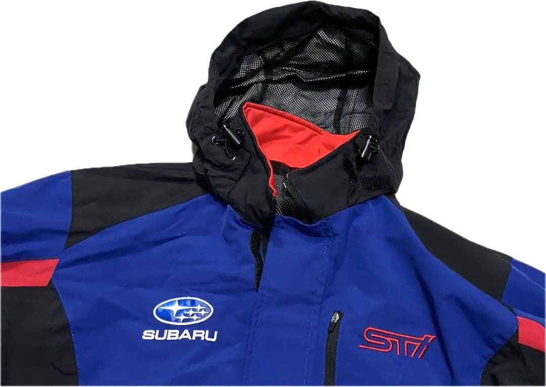 美品 SUBARU STI スバル ソフトシェル チームジャケット3L 心 刺繍