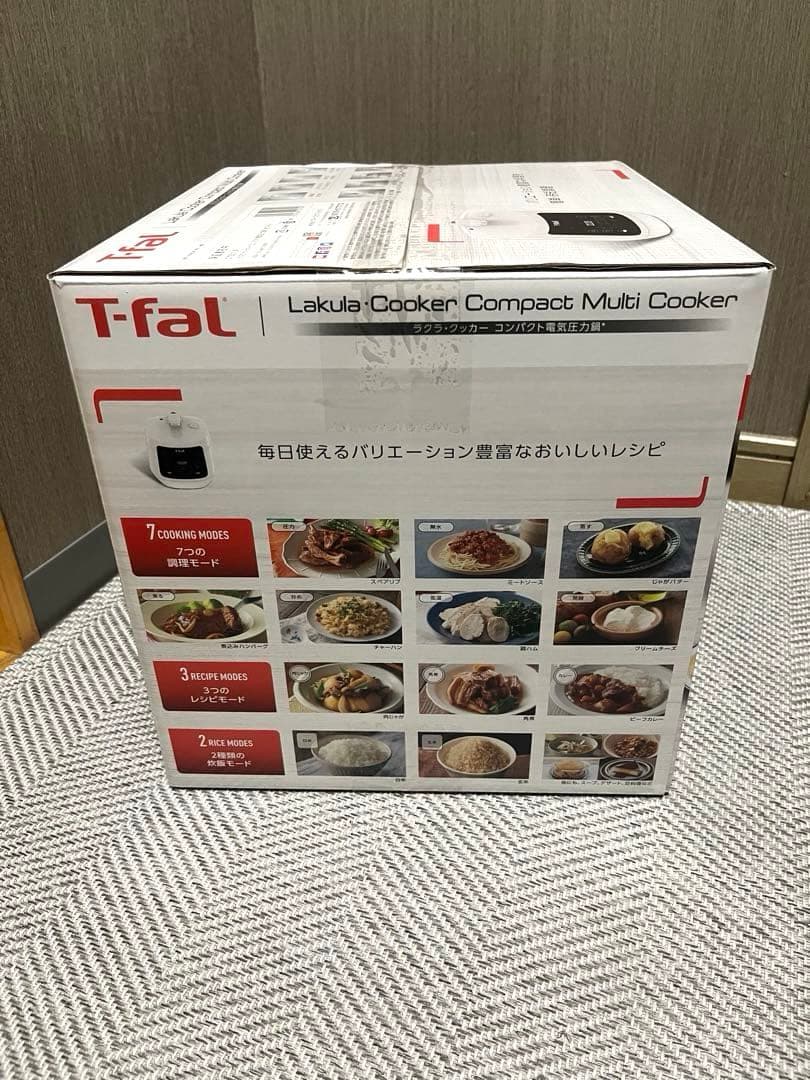 【未使用品】 T-fal ラクラ・クッカー コンパクト電気圧力鍋