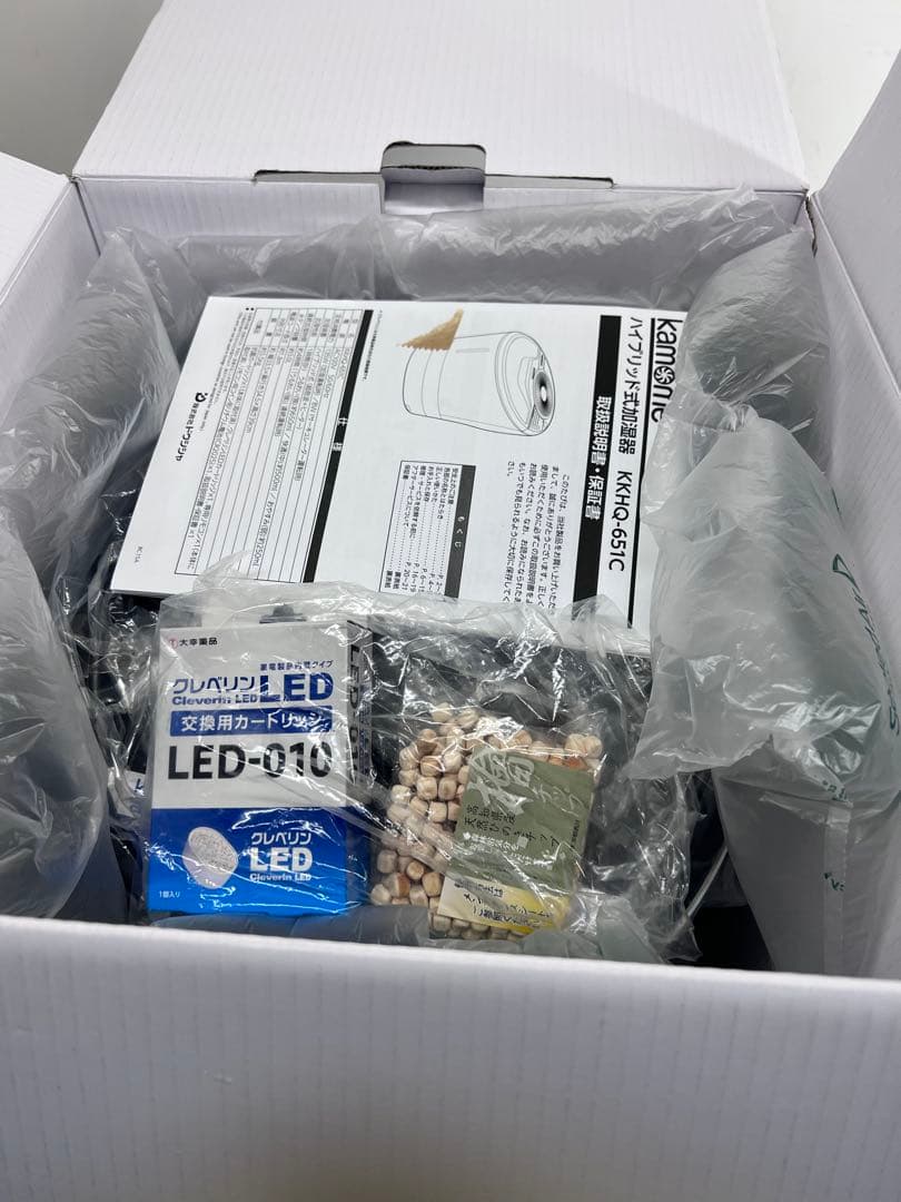 未使用品?? kamome Cleverin LED 加湿器 KKHQ-651C