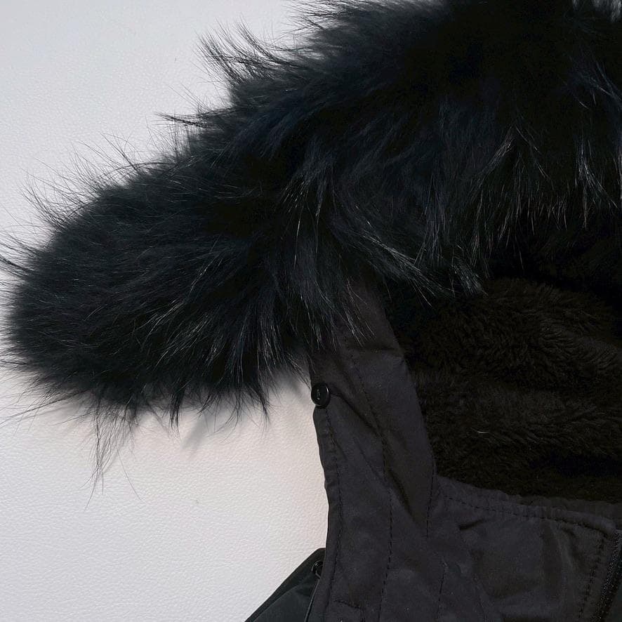 【希少00s】SLY　y2k N-3B グランジ ショートモッズコート 黒