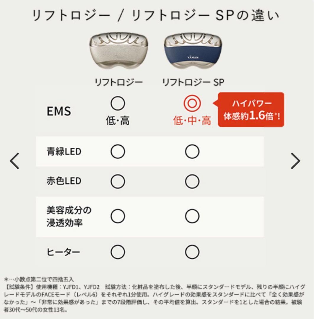 【美品】YAMAN リフトロジー 美顔器