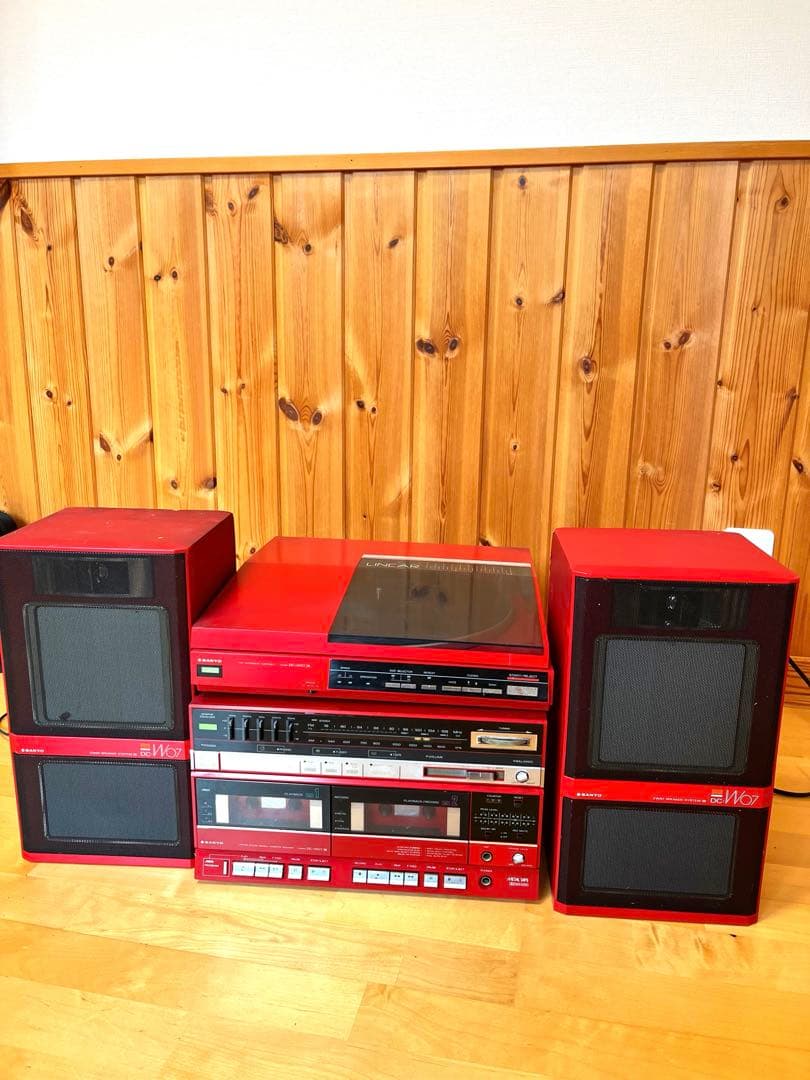 SANYO DC-W07 サンヨー　レコード　カセット　ラジカセ　コンポ