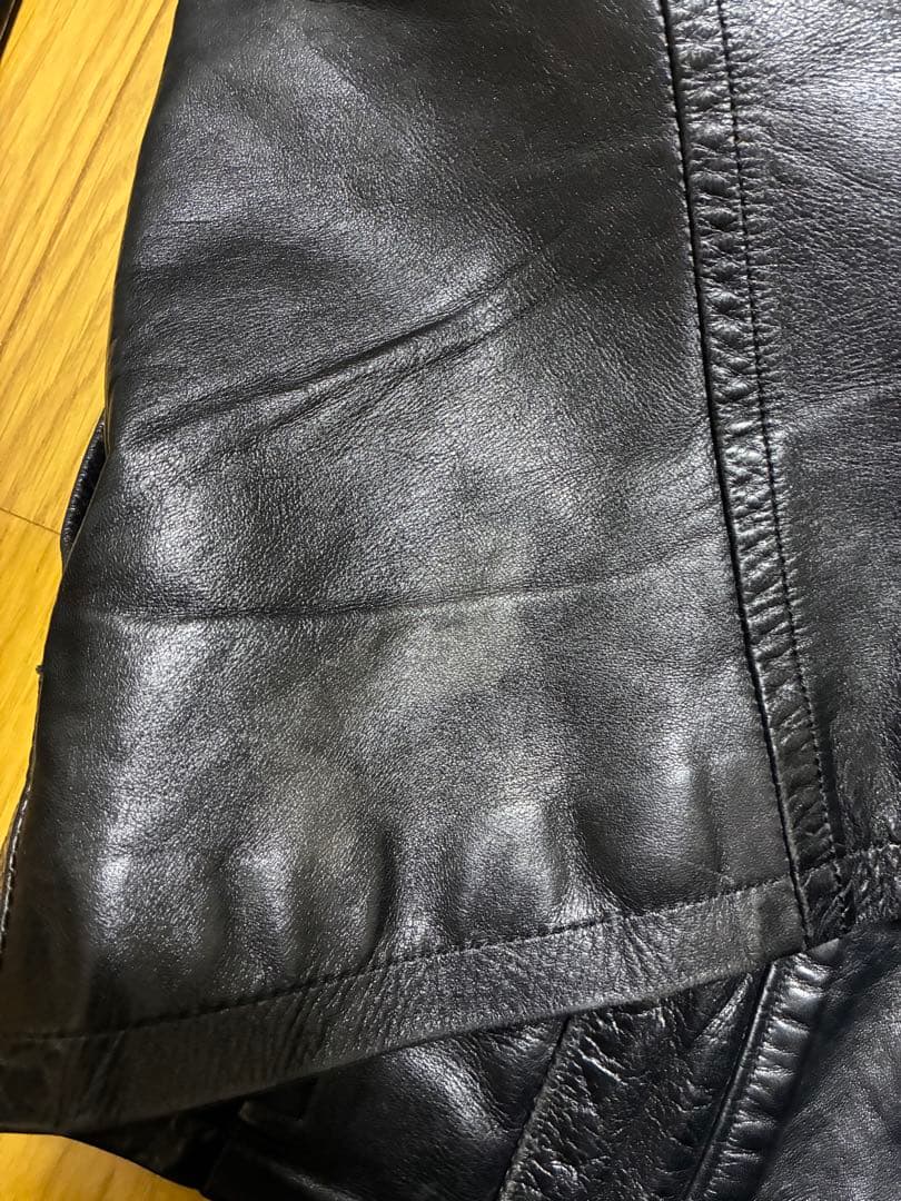 やす【HAROLD'S GEAR 】ブラック シングルライダースM\"牛革\"