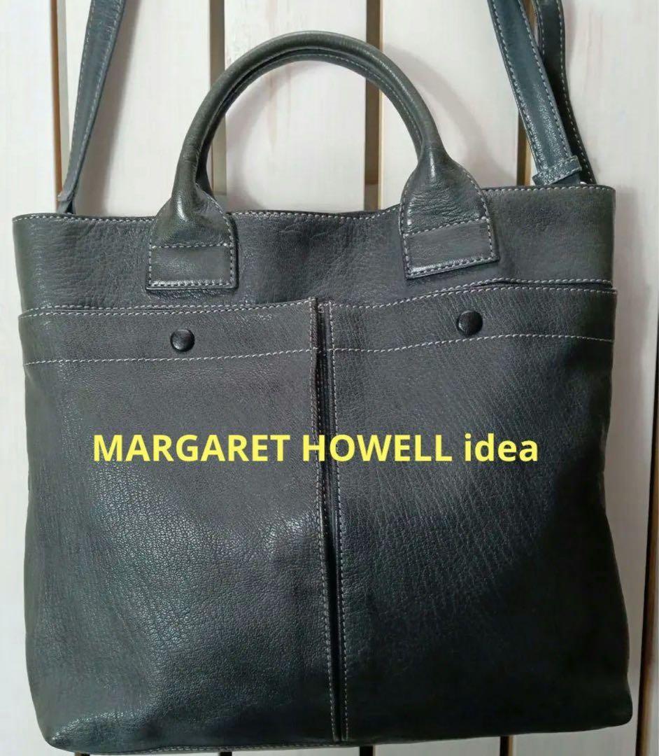MARGARET HOWELL idea ゴートレザーヘルメットバッグ