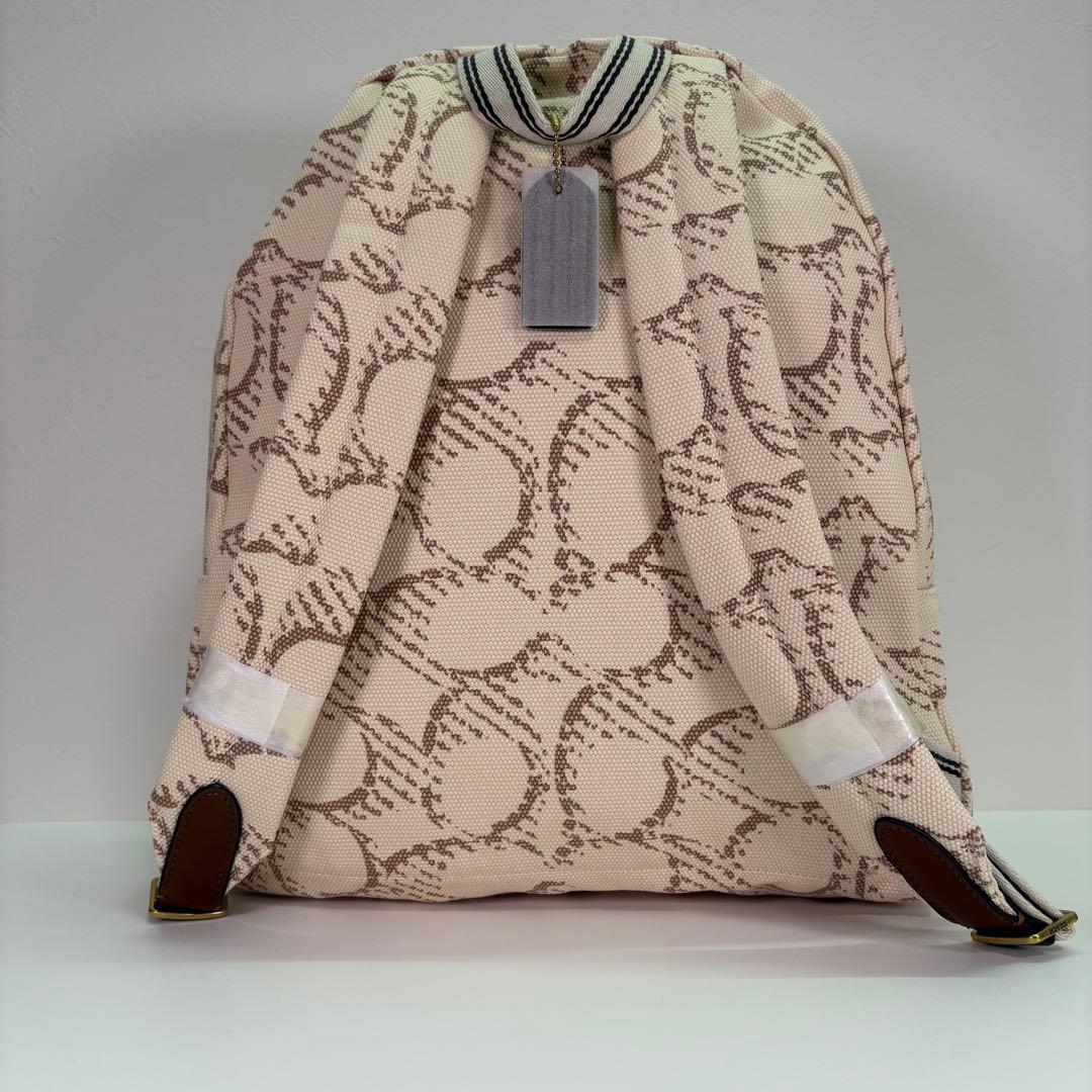 【COACH】 タグ有り カーゴ バックパック アイボリー デニム