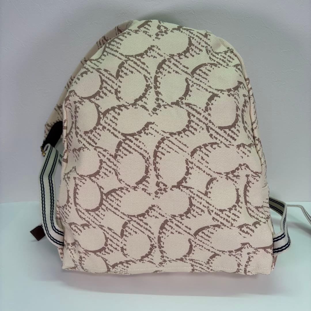 【COACH】 タグ有り カーゴ バックパック アイボリー デニム