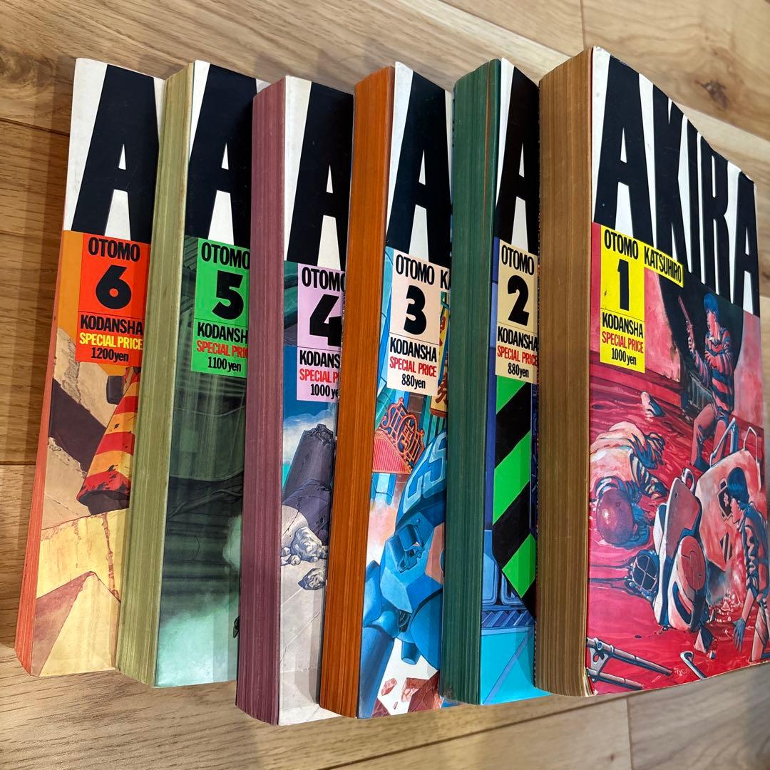 レア！AKIRA 全巻 初版1刷　セット 1-6巻 非レンタル品　 大友克洋