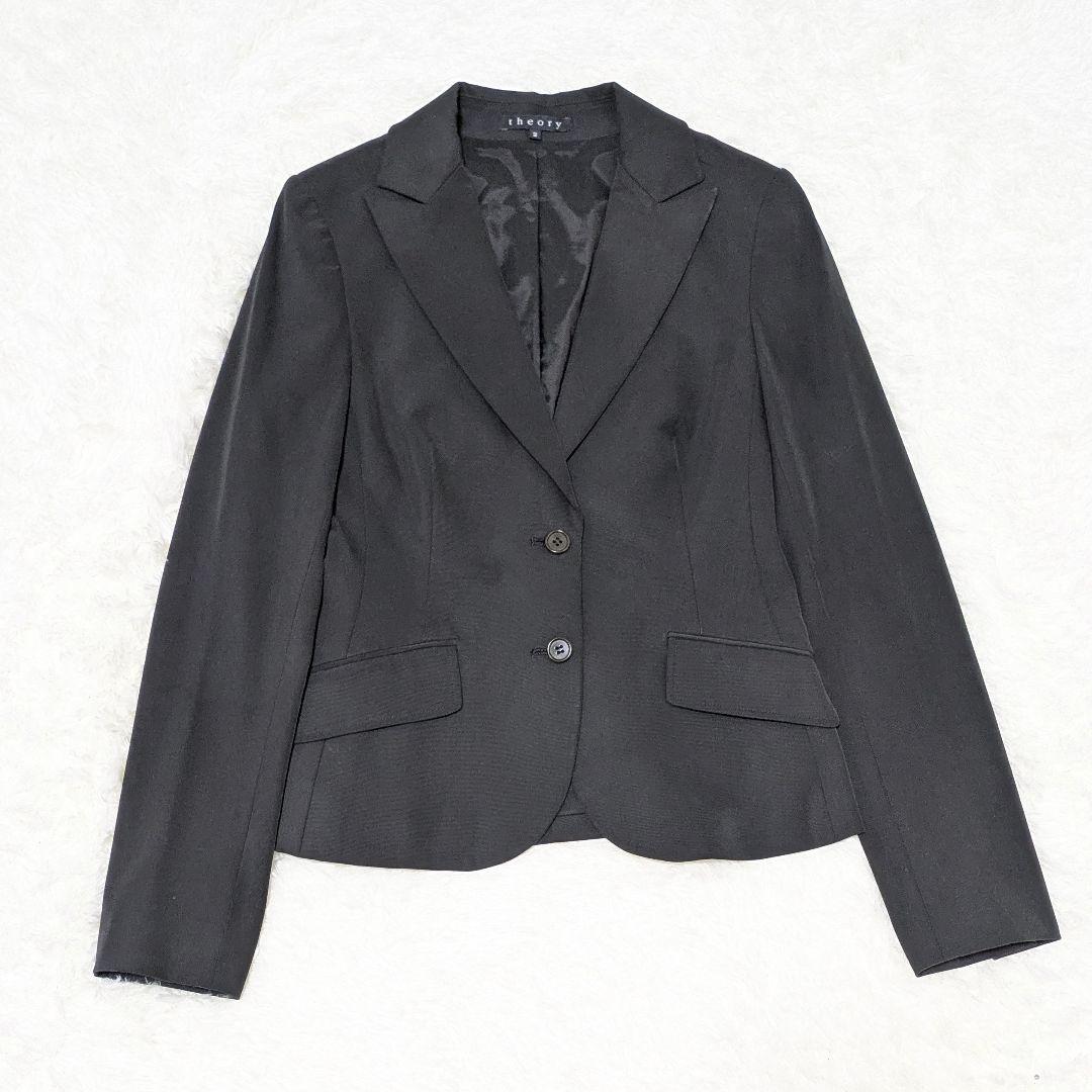 美品✨セオリー　テーラードジャケット　パンツスーツ　セットアップ　ストレッチ　M