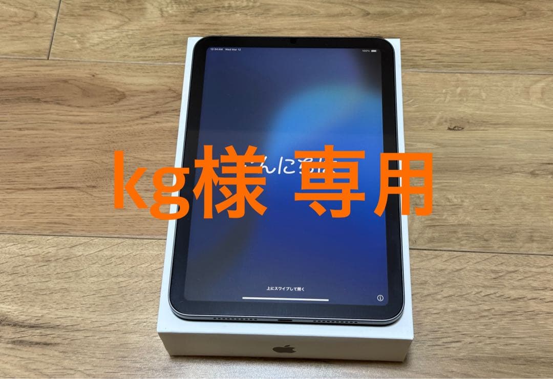 【美品】iPadmini本体 第6世代 64GB wifiモデル スペースグレー