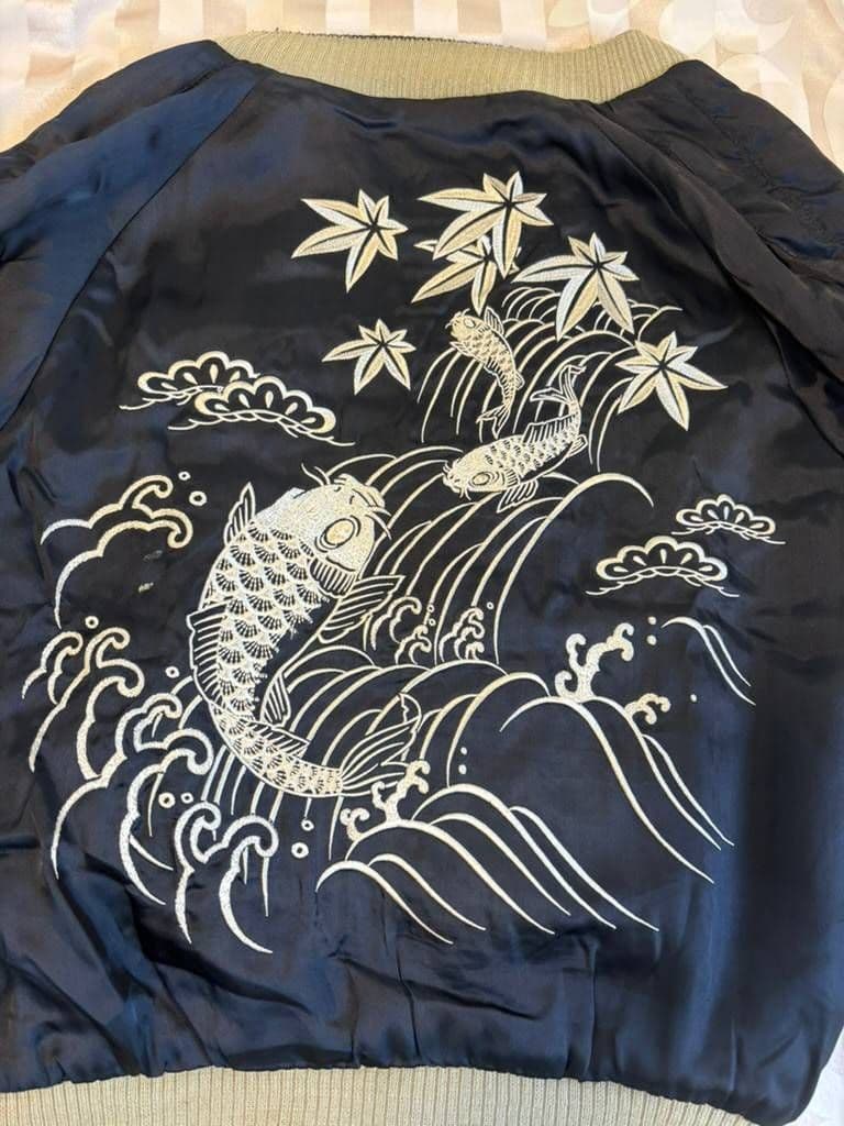 【最高にカッコいい】REPAIR スカジャン 清正の虎退治／リバーシブル仕様