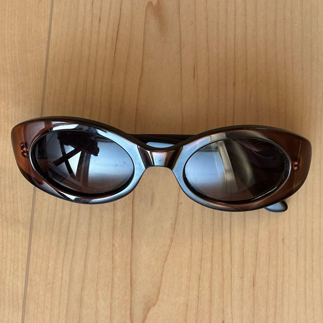 GUCCI サングラス オーバル ブラウン／ブラック