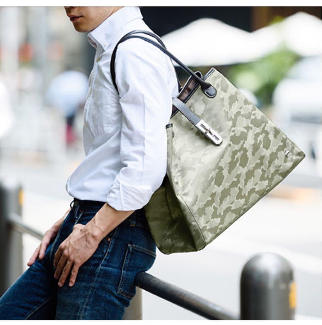 貴重・販売終了間近‼️ LA BAGAGERIEトートバッグ(Lsize)迷彩