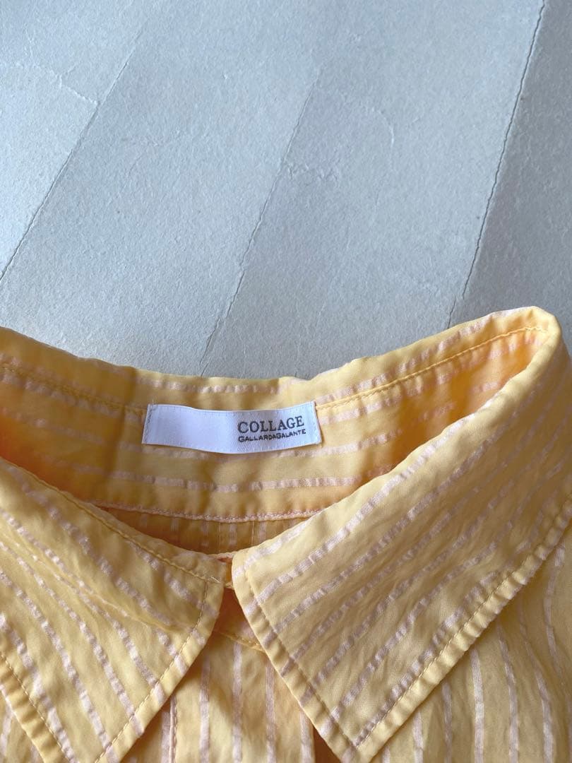 未使用◼️COLLAGEガリャルダガランテ ショート丈シアーシャツ