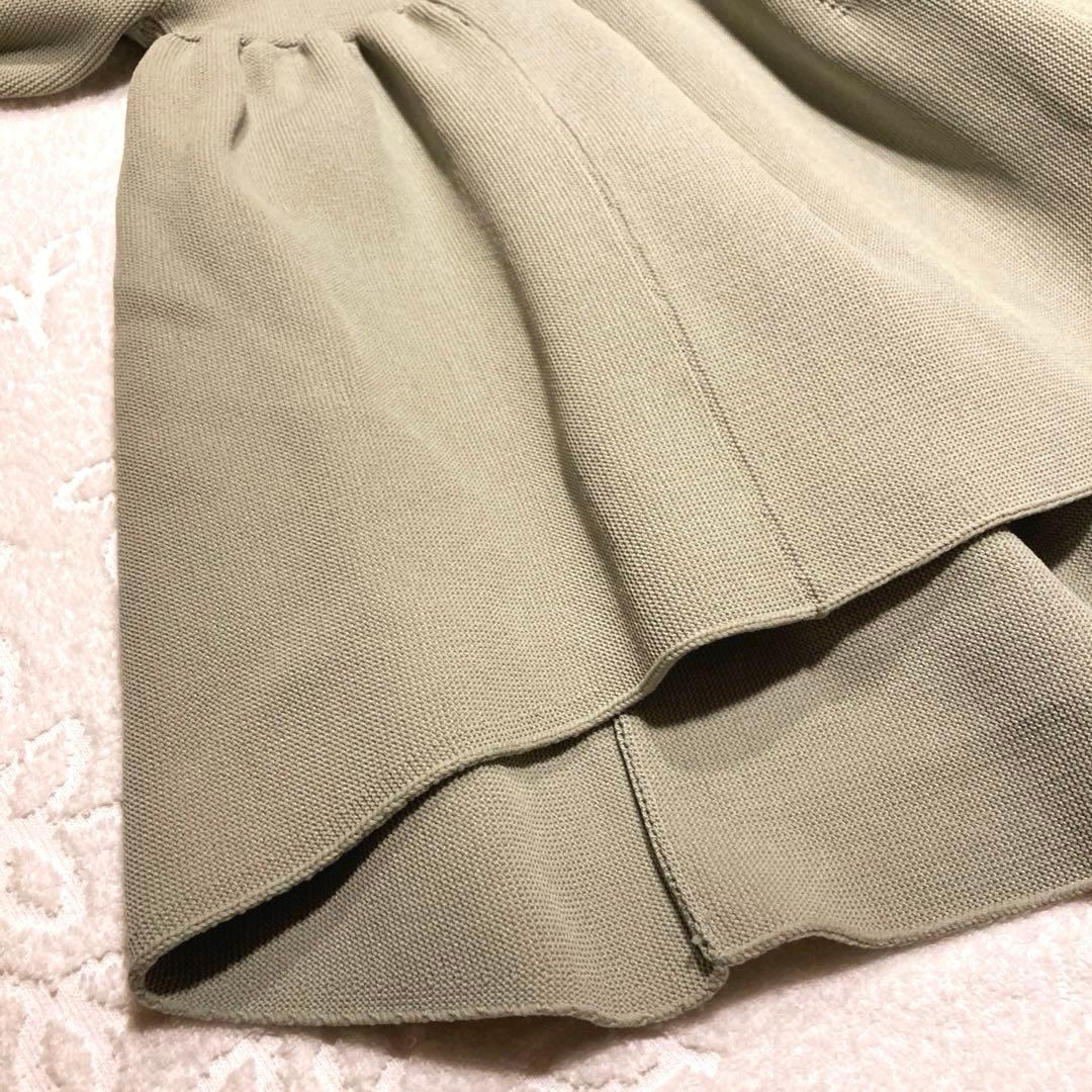 京都限定カラー　CLANE BALLOON SLEEVE GATHER KNIT