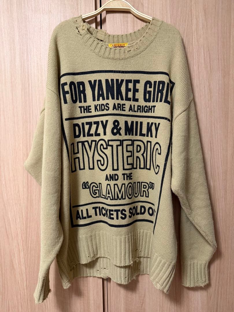 DIZZY&MILKY クラッシュセーター新品未使用