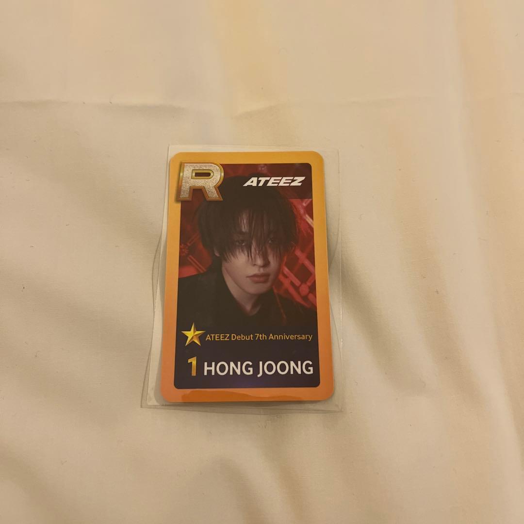 ATEEZ 7周年記念Super Star トレカ　ホンジュン