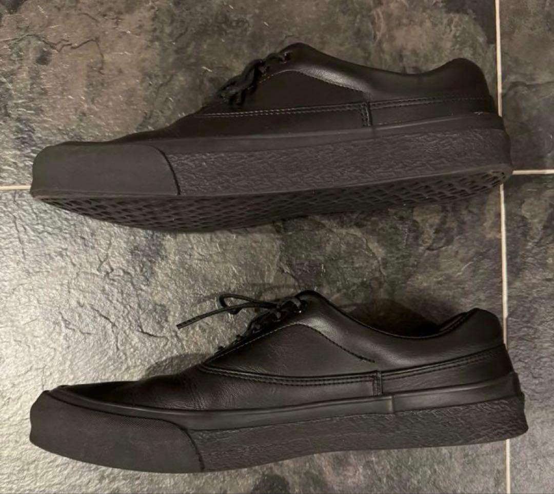 Foot the coacher レザー スニーカー 別注 ブラック